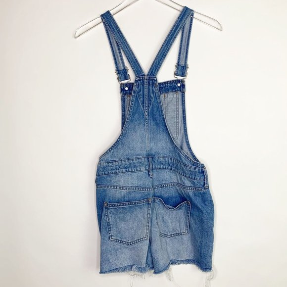 Madewell Adirondack Denim Overalls Sz XS Cotton - Picture 3 of 8